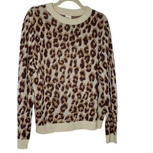 A new day animal print sweatshirt. Size M